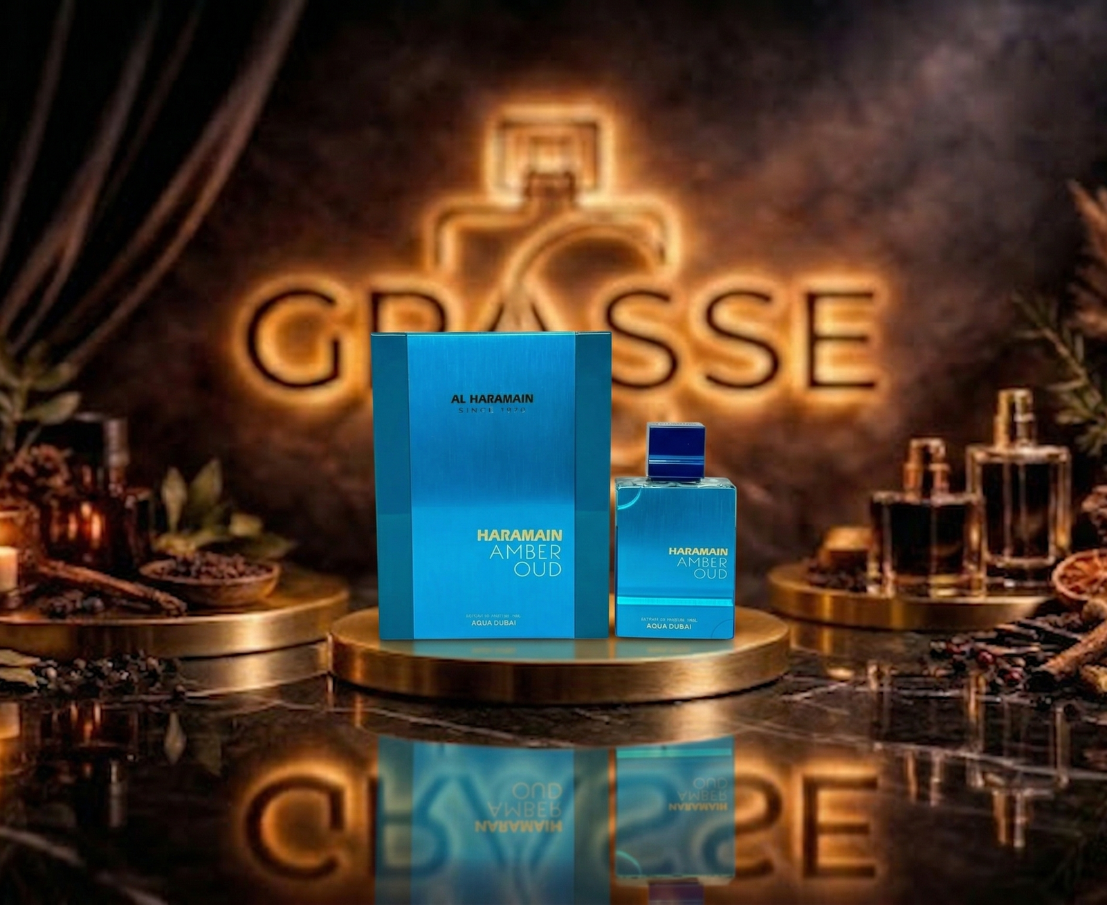 Al Haramain Amber Oud Aqua Dubai Extrait De Parfum 100ml - Imagen 2